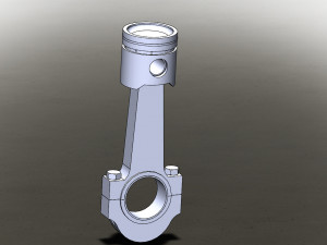 piston assembly Model 3D
