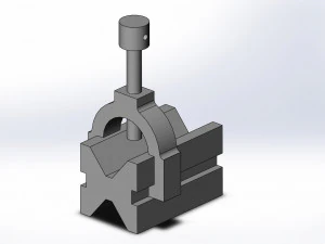 ヨークアセンブリまたはVブロック 3Dモデル