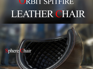 orbit spitfire leather chair 3D Модель