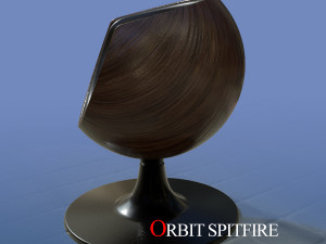 orbit spitfire leather chair 3D Model