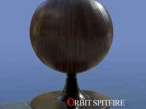orbit spitfire leather chair 3D Model