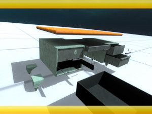 wooden desk Modelo 3D