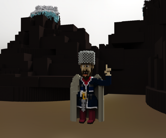 caucasian highlander Model 3D .c4d .max .obj .3ds .fbx .stl .blend 