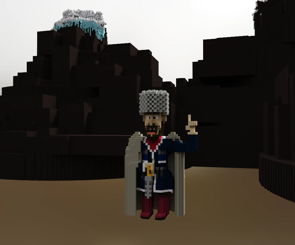 caucasian highlander 3D Model .c4d .max .obj .3ds .fbx .stl .blend 