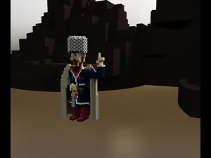 caucasian highlander 3D Model