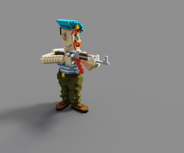 special forces 3D 모델 .c4d .max .obj .3ds .fbx .stl .blend 