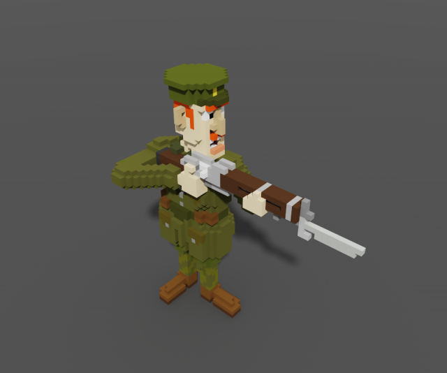 british rifleman wwi Free 3D Model in Other 3DExport