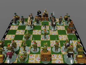 chess world war i part a1 - d4 3D Model