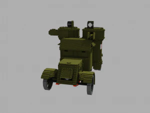 Armored car Austin Mk 4 3D Model