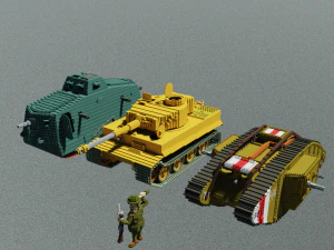 Пз-VI 3D Модель