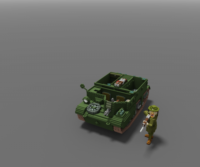 Universal carrier 3D 模型 .c4d .max .obj .3ds .fbx .stl .blend 
