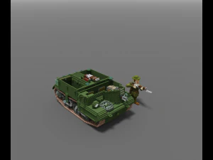 Universal carrier 3D Model