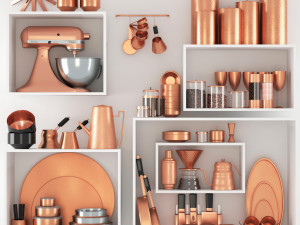 copper set 3D Model