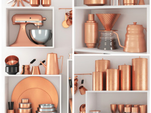 copper set 3D मॉडल