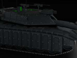 lion 1 - modern tank free 3D 모델