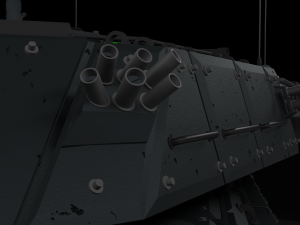 lion 1 - modern tank free 3D 모델
