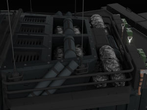 lion 1 - modern tank free 3D 모델