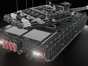 lion 1 - modern tank free 3D 모델