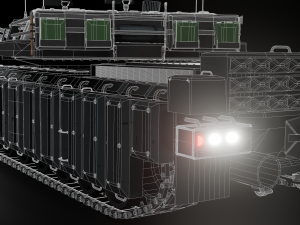lion 1 - modern tank free 3D 모델