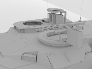 strv 122 - swedish main battle tank free Modelo 3D