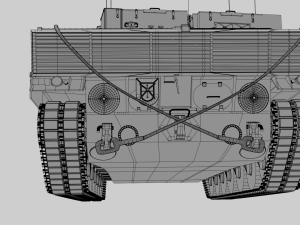 strv 122 - swedish main battle tank free Modelo 3D