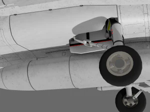 Jas 39d gripen - rigged 3D Model