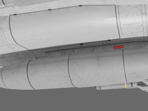 Jas 39d gripen - rigged 3D Модель