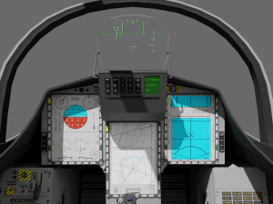 Jas 39d gripen - rigged 3D Model