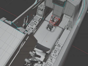 Jas 39d gripen - rigged 3D Model