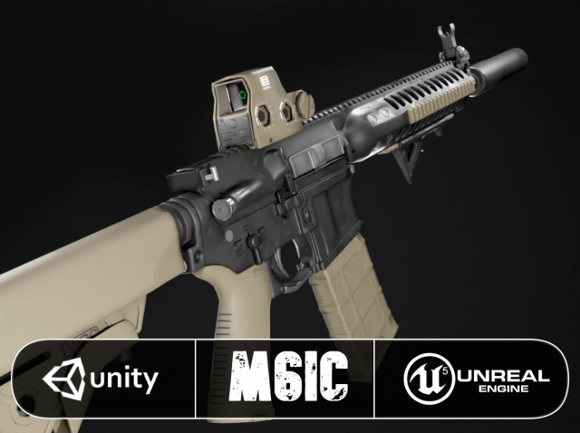 M6IC - PBR and Low-Poly Modello 3D .c4d .max .obj .3ds .fbx .stl .blend 