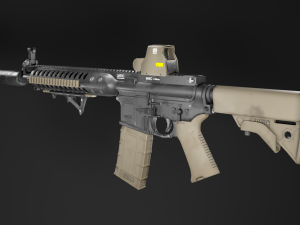 M6IC - PBR and Low-Poly Modello 3D