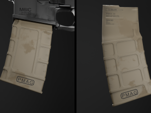 M6IC - PBR and Low-Poly Modello 3D