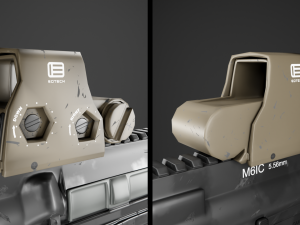 M6IC - PBR and Low-Poly Modello 3D