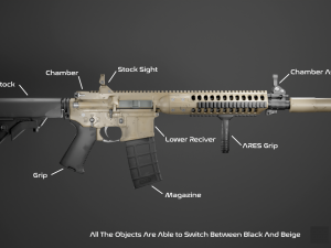 M6IC - PBR and Low-Poly Modello 3D