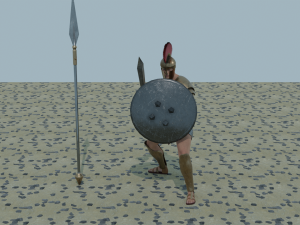Spartan soldier - 3d game character 3D 모델