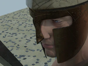 Spartan soldier - 3d game character 3D Model