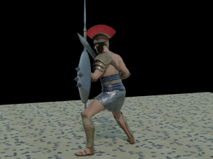 Spartan soldier - 3d game character 3D 모델