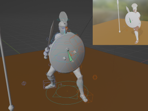 Spartan soldier - 3d game character 3D 모델