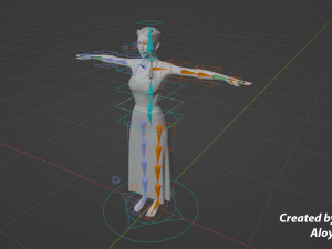 Spartan Female - Realistic game character 3D Model