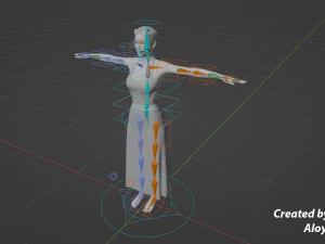 Spartan Female - Realistic game character 3D Model
