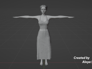 Spartan Female - Realistic game character 3D Model