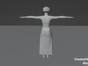 Spartan Female - Realistic game character 3D Model