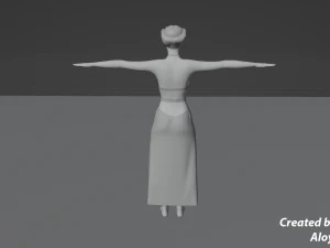 Spartan Female - Realistic game character 3D Model