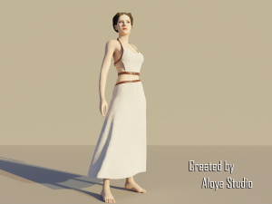 Spartan Female - Realistic game character 3D Model