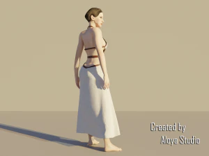 Spartan Female - Realistic game character 3D Model