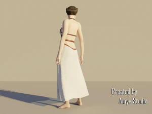 Spartan Female - Realistic game character 3D Model