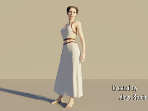 Spartan Female - Realistic game character 3D Model