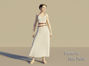 Spartan Female - Realistic game character 3D Model