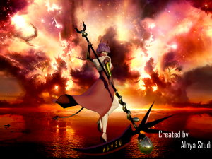 Female Scythe Demon - 3D game ready character 3D Модель