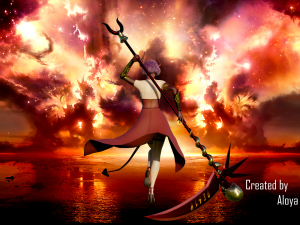 Female Scythe Demon - 3D game ready character 3D Модель